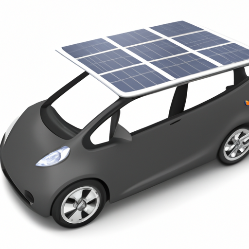 elbil med solceller på taget
